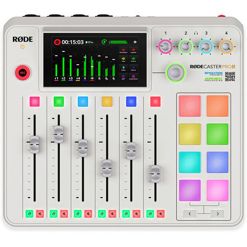 ממשק שידור והפקת סאונד (White) Rode RODECaster Pro II