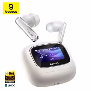 אוזניות Baseus Bowie M2s Ultra True Wireless MOON WHITE - צבע לבן