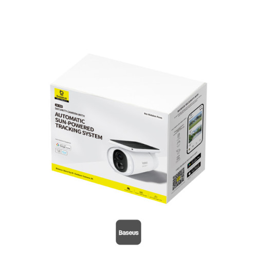 מצלמת אבטחה אלחוטית Baseus 2K דגם Security S1 Outdoor Camera 2K White