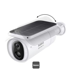 מצלמת אבטחה אלחוטית Baseus 2K דגם Security S1 Outdoor Camera 2K White