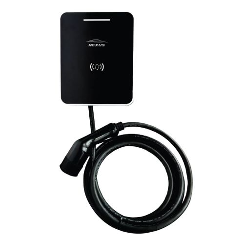 עמדת טעינה חכמה Nexus App 22KW עם כבל 5 מטר מובנה מתצוגה!!!