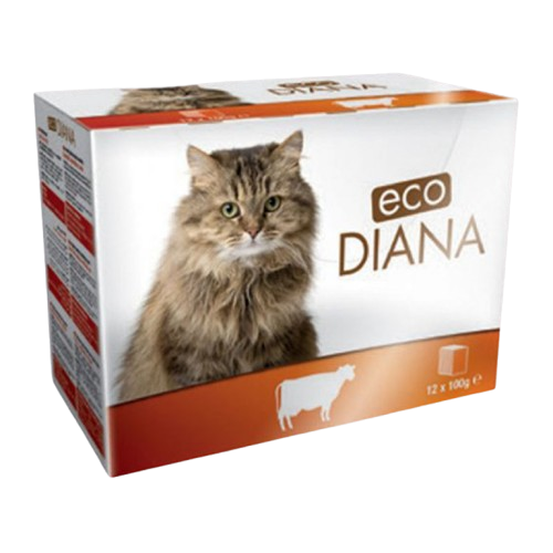 דיאנה פאוצים לחתולים עוף 100 גר 96 יחידות Diana pouch