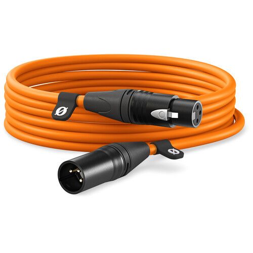 כבל XLR זכר לנקבה 3 מטר שחור RODE