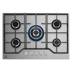 כיריים גז 75 ס"מ Electrolux KGG7536S זכוכית נירוסטה אלקטרולוקס
