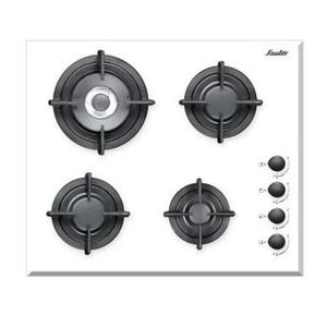 כיריים גז Sauter SHG8010W זכוכית לבנה סאוטר