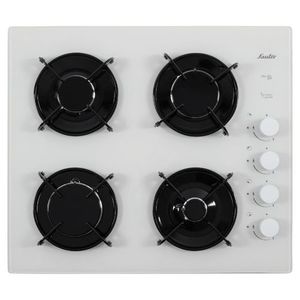 כיריים גז Sauter SHG870W זכוכית לבנה סאוטר