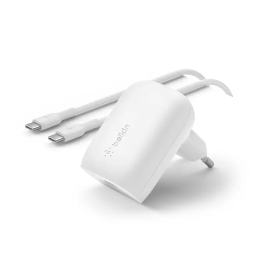 מטען קיר 30W USB-C PD/PPS עם כבל USB-C באורך מטר