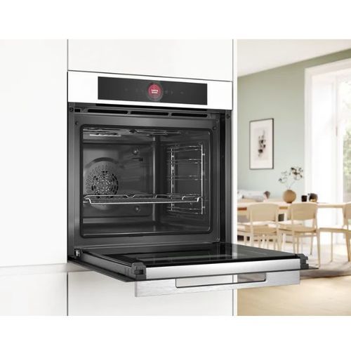 תנור בנוי פירוליטי 71 ליטר Bosch HBG7741W1 Serie 8 לבן | גרמניה בוש - יבואן רשמי BSH 