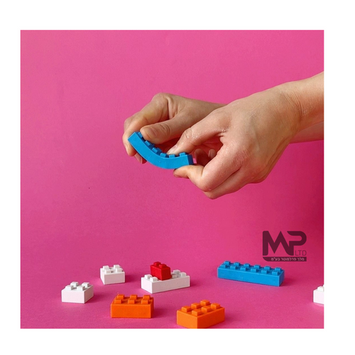 קוביות בניה גמישות 350 חלקים