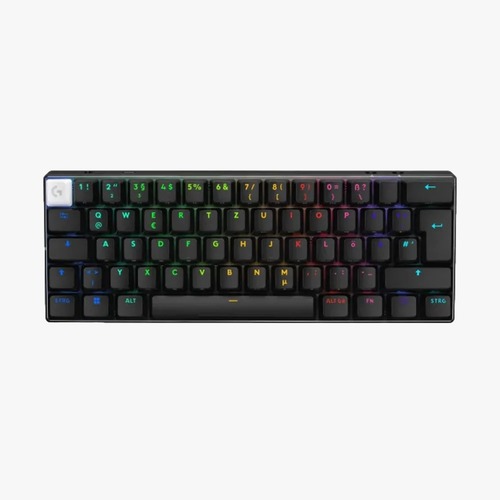 מקלדת גיימינג אלחוטית –Logitech G Pro X 60 TKL LIGHTSPEED -  בצבע שחור