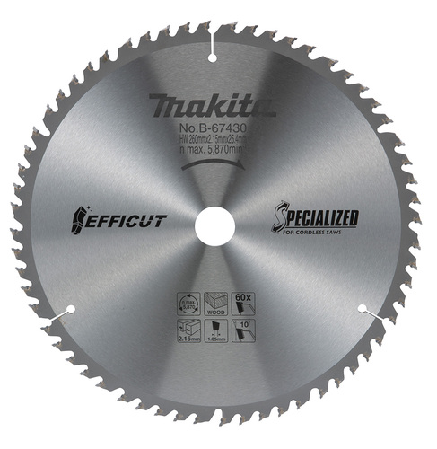 להב TCT למסור EFFICUT 260X60 עץ MAKITA