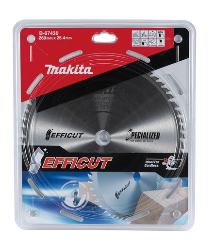 להב TCT למסור EFFICUT 260X60 עץ MAKITA