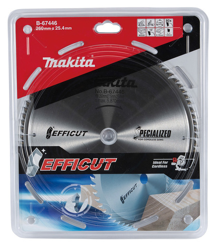 להב TCT למסור פנדל EFFICUT 260X80 לעץ MAKITA