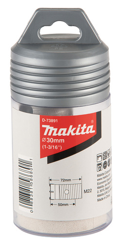 כוס קידוח TCT לפטישון SDS PLUS 72X50X30 לבלוקים MAKITA