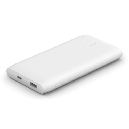 מטען נייד BELKIN קומפקטי עם טעינה מהירה USB-C 10K לבן