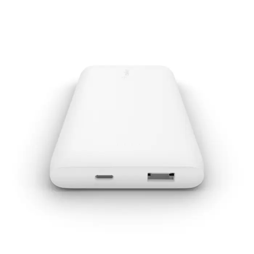 מטען נייד BELKIN קומפקטי עם טעינה מהירה USB-C 10K לבן