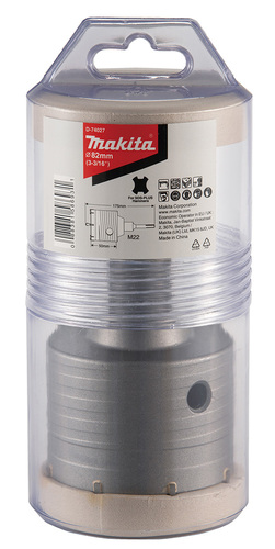 כוס קידוח קומפלט לפטישון SDS PLUS 175X50X82 לבטון MAKITA