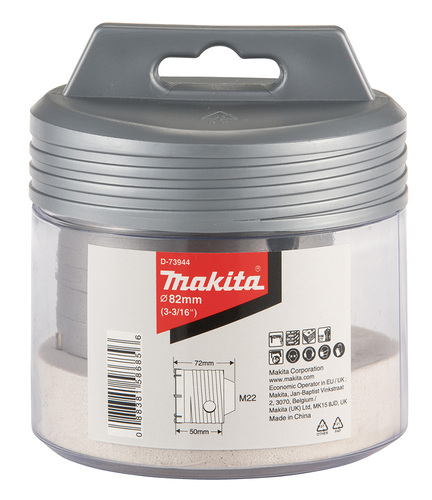 כוס קידוח TCT לפטישון SDS PLUS 72X50X82 לבלוקים MAKITA