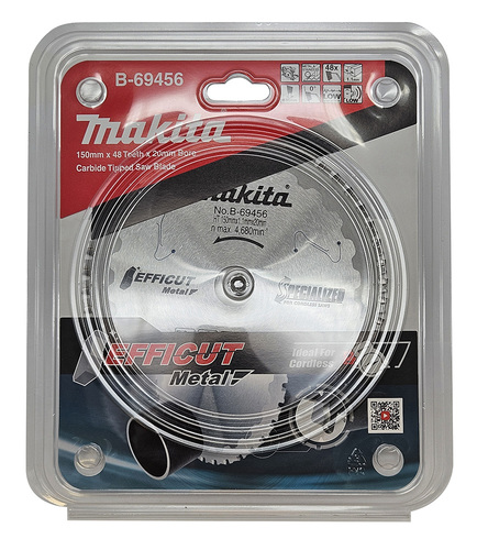 להב TCT שקט למסור נטען EFFICUT 150X48 מתכת MAKITA