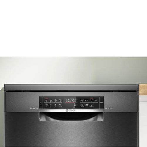 מדיח כלים רחב 14 מע' כלים Bosch SMS6ECC12E Serie 6 שחור | גרמניה