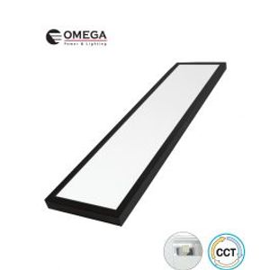 פנל ת.ישירה עה"ט שחור SuperLight CCT 85W 120x30 Omega