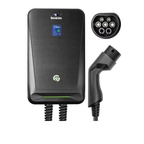 עמדת טעינה לרכב חשמלי Semicom SE-EVC-22-APP HQ PRO1 סמיקום