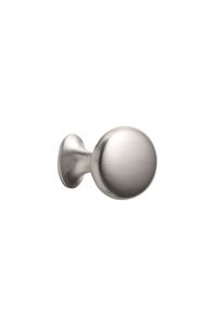 ידית כפתור Oval Simple ניקל מט מוברש - 52506 