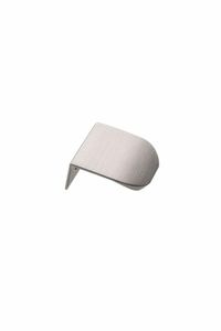 ידית רוכבת Edge Round ניקל מט מוברש - 40 מ"מ 