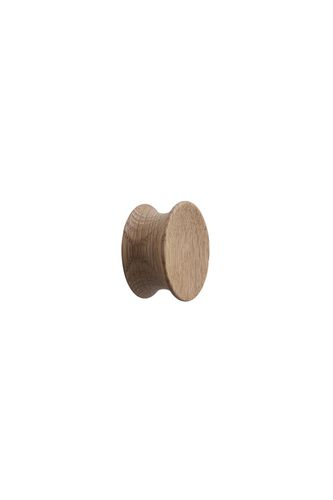 ידית כפתור Pulley עץ אלון טבעי - 10339 