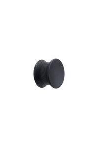 ידית כפתור Pulley עץ מילה שחור - 10339 