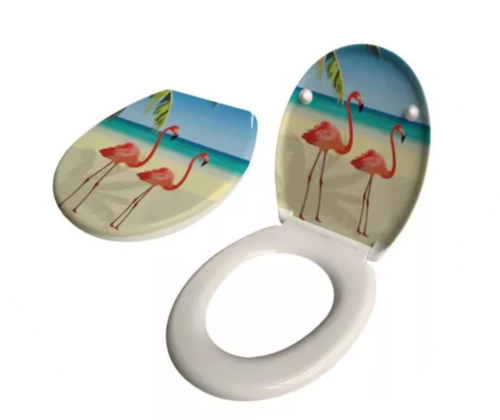טורנדו ארט מושב אסלה נשלף פלמינגו