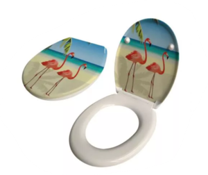 טורנדו ארט מושב אסלה נשלף פלמינגו
