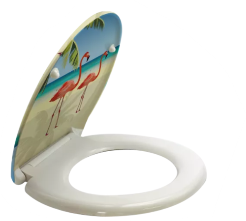 טורנדו ארט מושב אסלה נשלף פלמינגו