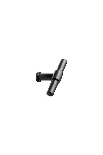 ידית כפתור Knot שחור מט