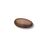 ידית כפתור עץ Pebble Medium אגוז 6916 - 76 מ"מ       Vonsild by furnipart