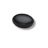 ידית כפתור עץ Pebble Large אשה שחור 6917 - 87 מ"מ       Vonsild by furnipart