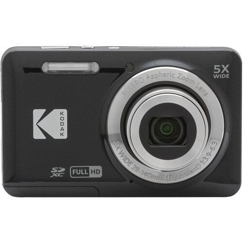 מצלמה קומפקטית קודאק צבע שחור Kodak Pixpro FZ55ברפאלי - refali.co.il