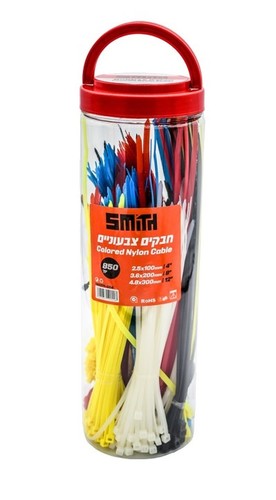 חבקים/אזיקונים צבעוניים – 850 יחידות