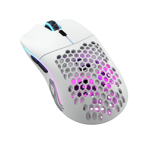 עכבר גיימינג אלחוטי Glorious Model O Minus Wireless לבן