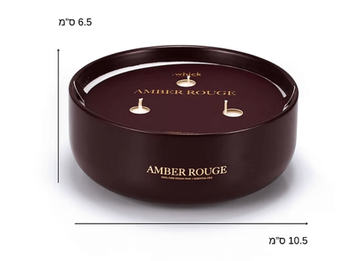 Whick נר בריח סדרת הבשמים - Amber Rouge
