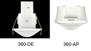 theRonda-S360 – גלאי נוכחות ותנועה, להתקנה עד גובה 4 מטר. 360 מעלות. 230VAC