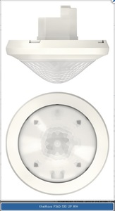 theMova-P360 – גלאי תנועה דקורטיבי,להתקנה תקרתית עד 10 מ’ גובה. 360 מעלות. 230VAC