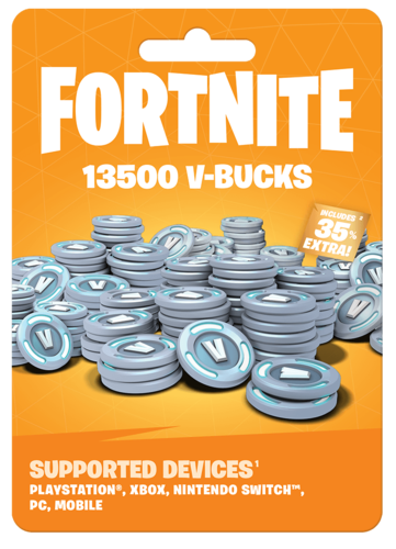 Fortnite - 13500 V-Bucks Gift Card