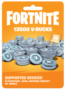 Fortnite - 13500 V-Bucks Gift Card