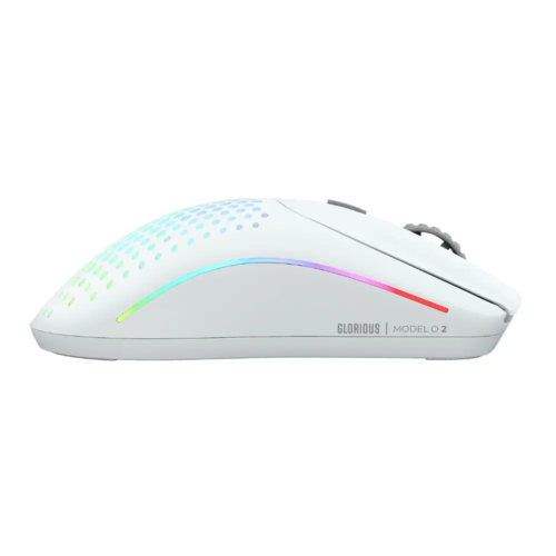 עכבר גיימינג אלחוטי Glorious Model O2 Wireless לבן
