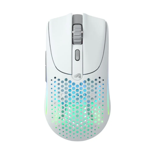 עכבר גיימינג אלחוטי Glorious Model O2 Wireless לבן