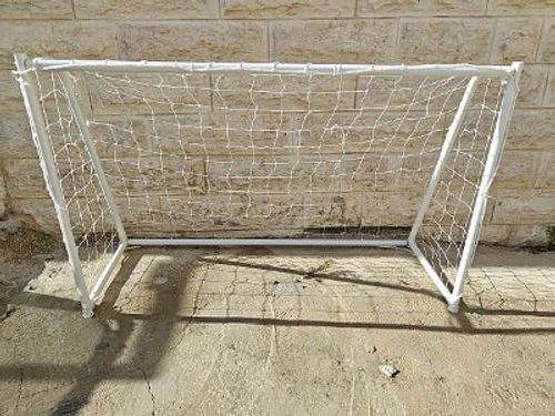 זוג שערי כדורגל ברזל 180/120 ס