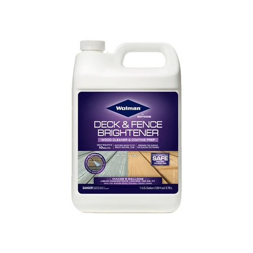 חומר ניקוי לעץ DECK & FENCE - וולמן WOLMAN