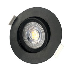  שקוע תקרה שחור LICHI 7W 75mm 3CCT  
