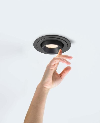  שקוע לד לבן FLAME 10W 90mm אור חם 